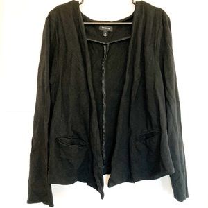 Torrid black ponte knit blazer